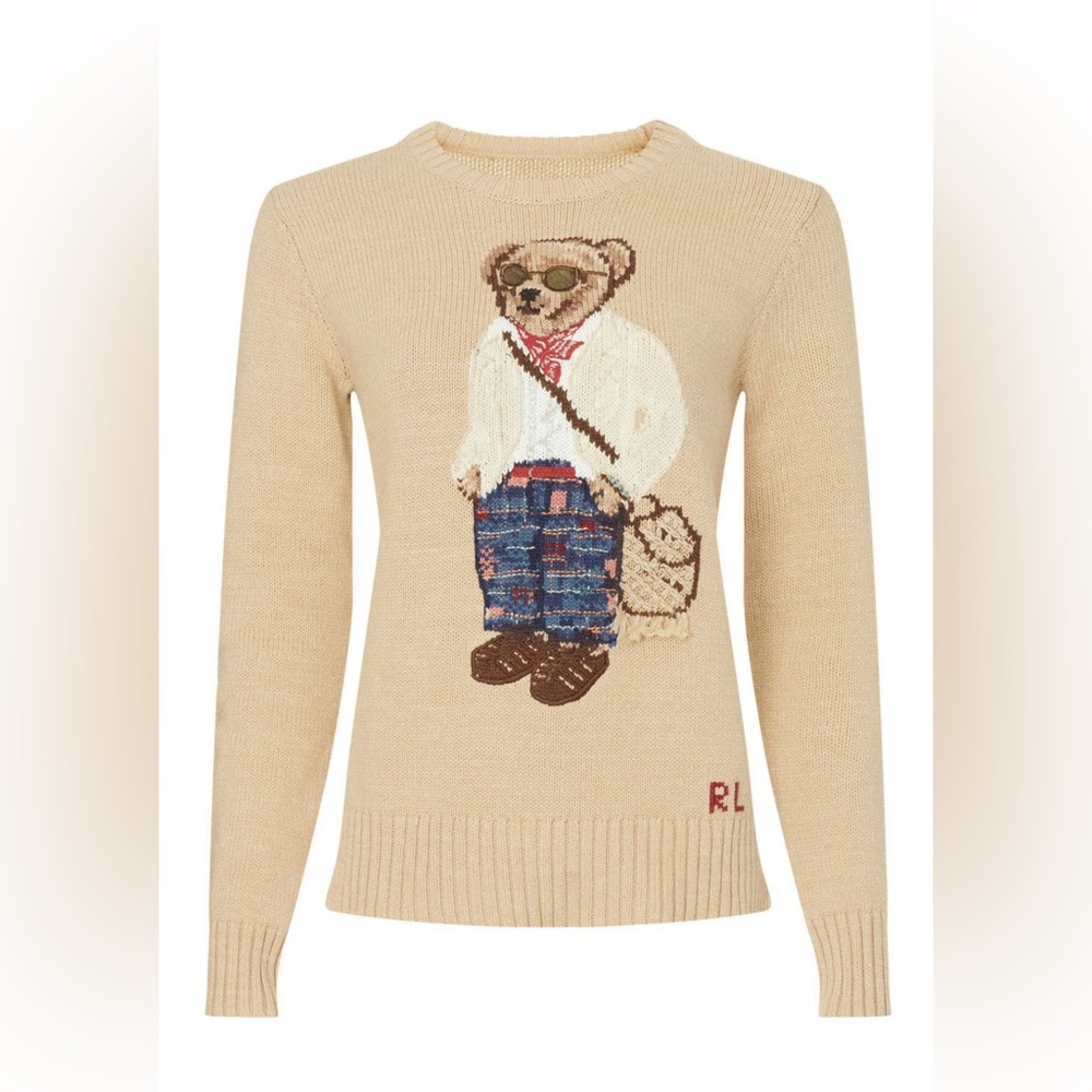Polo Ralph Lauren Madras Bear Sweater